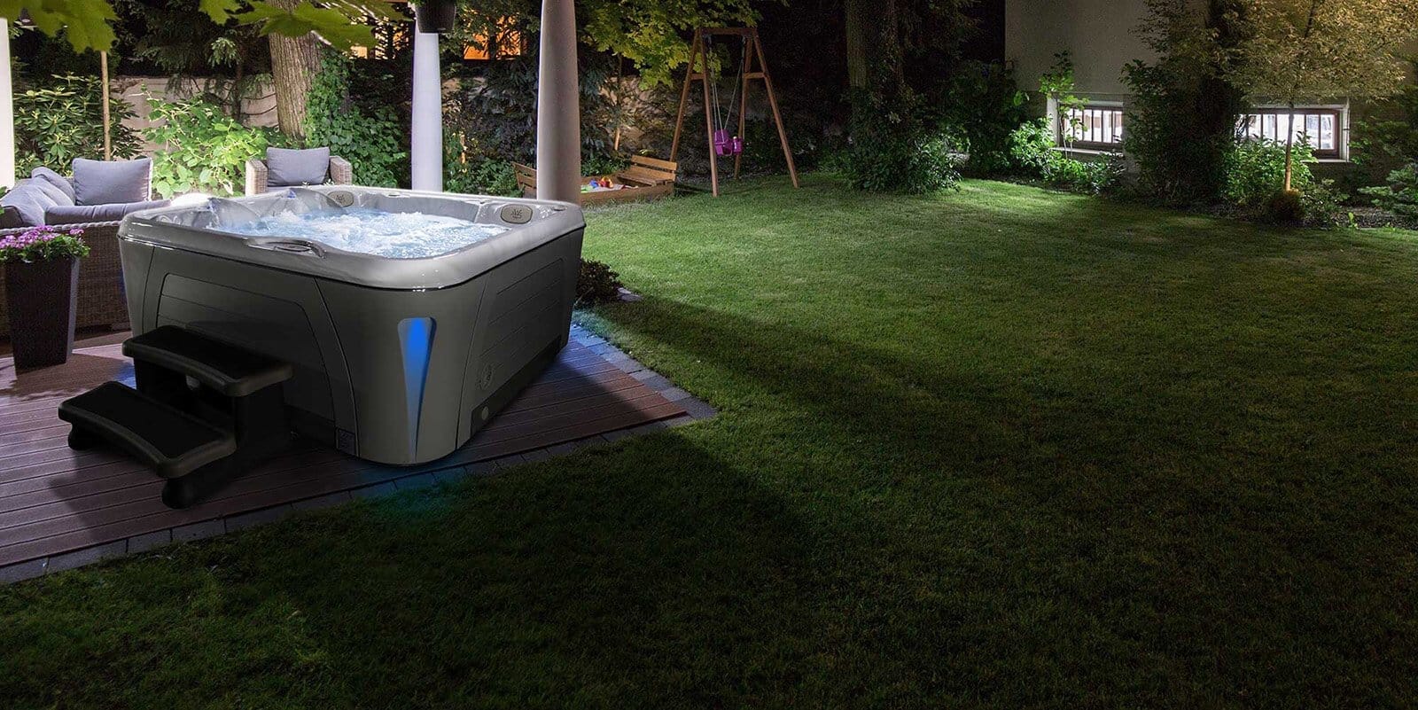 Hydropool Serenity 5900 — 5-6 person hot tub with deep seats