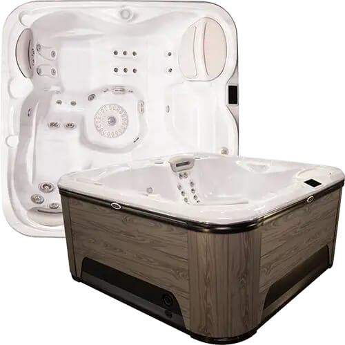 Hydropool Signature 455 Gold hot tub — 2 seats plus 2 loungers